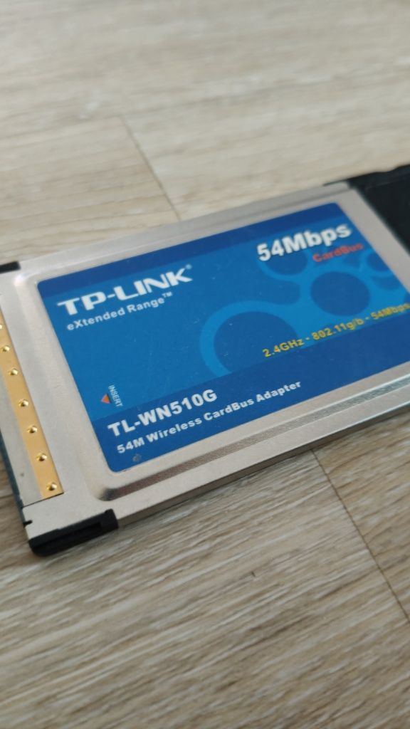 TP-Link TL-WN510G jest bezprzewodowa karta sieciowa 54Mbps