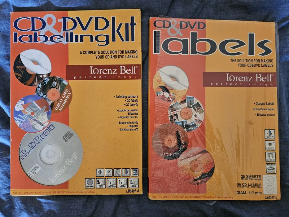 Labels  DVD, CD - para impressora