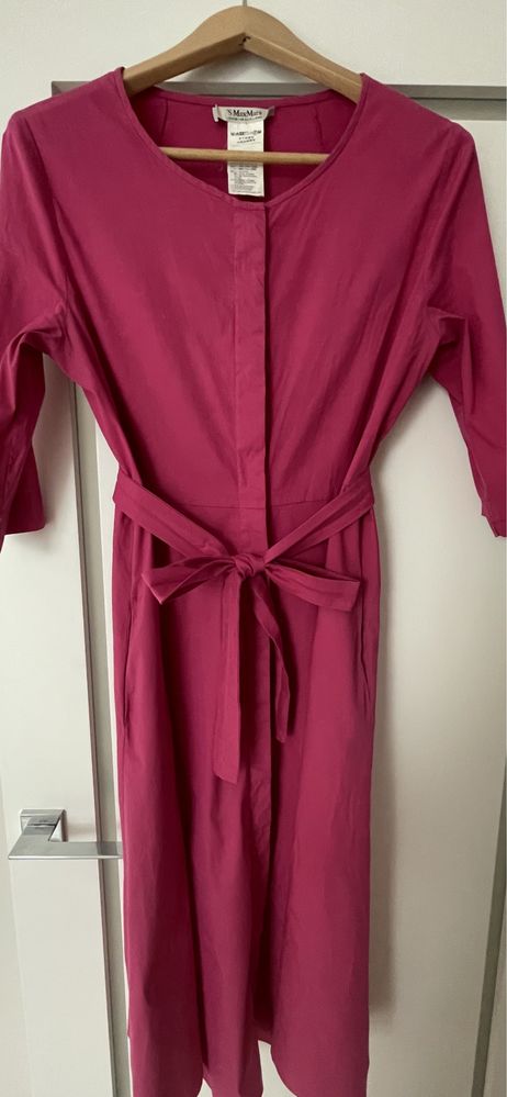 Продається котонова сукня Smax mara, колір фуксія, на гудзиках