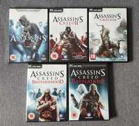 5 x Assassin's Creed - I / II / III / Revelations / Brotherhood - PC