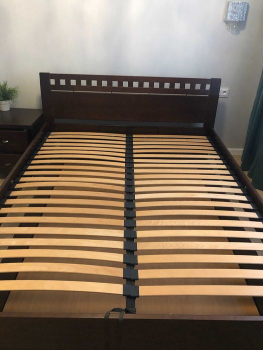 Szafka nocna drewno Lissy Ambasador buk wenge 45cm x 51 cm