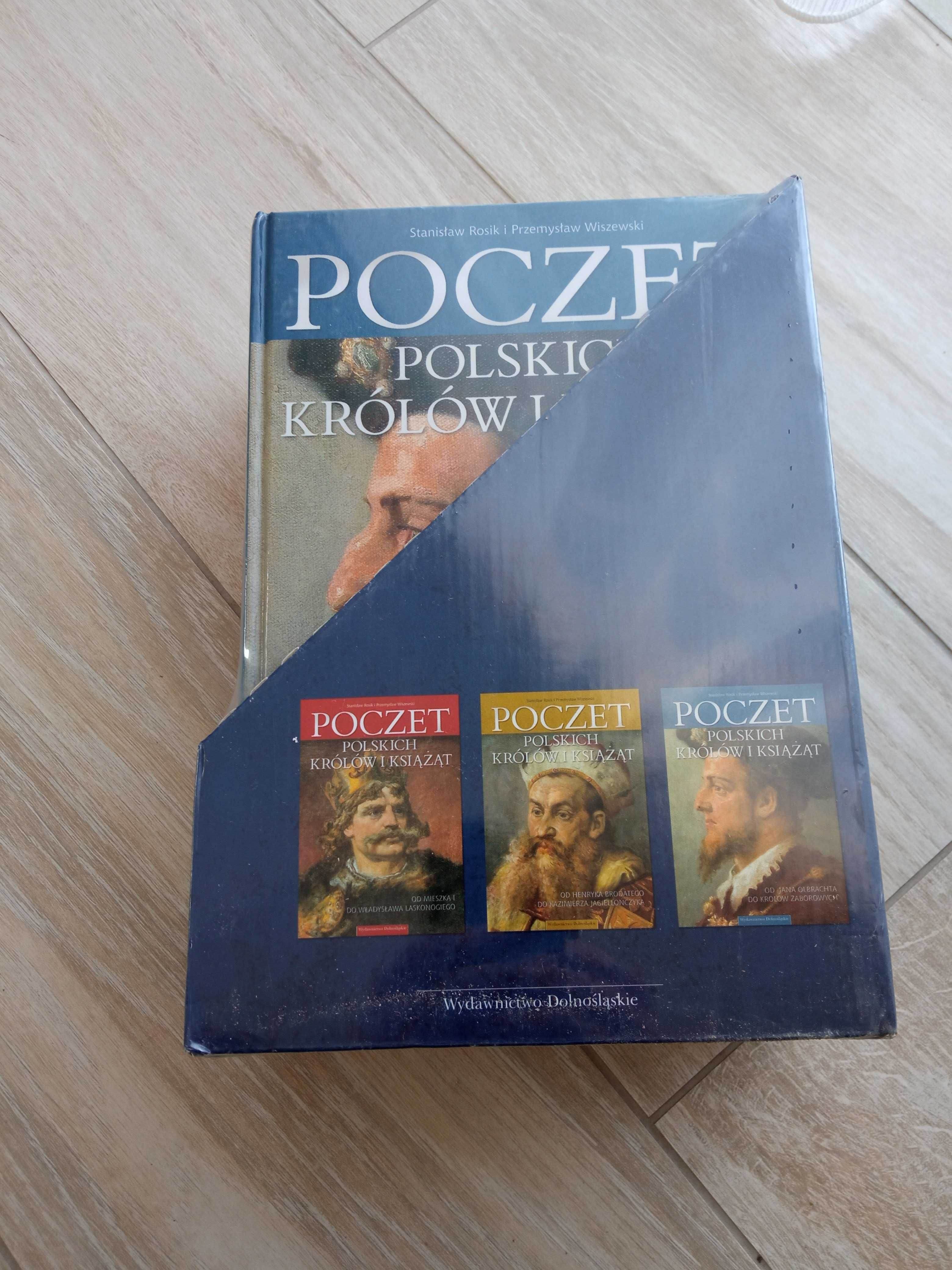 Poczet Polskich królów i książąt Tom 1 do 3 nowe w folii