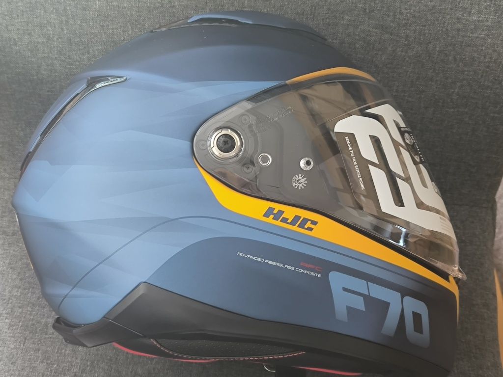 Kask HJC F70 M Feron nowy z interkomem