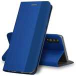 Etui Z Klapką Zamykane Pasuje Do Samsung S20 Ultra G985 Niebieskie