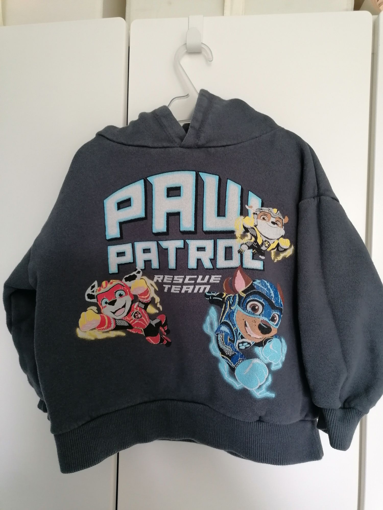 Zara 104 Bluza z Psim Patrolem, grafitowa