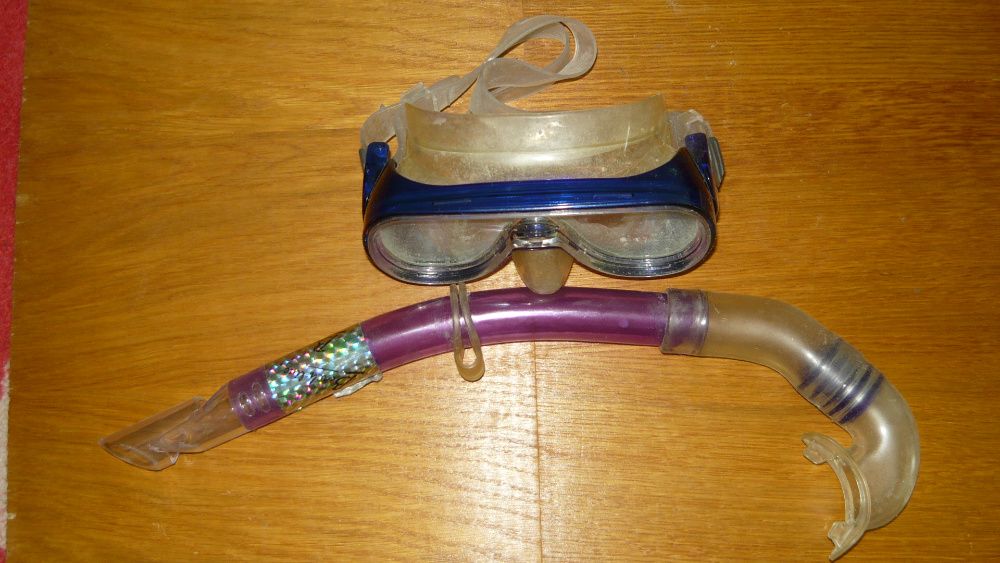 Maska + fajka do nurkowania okulary