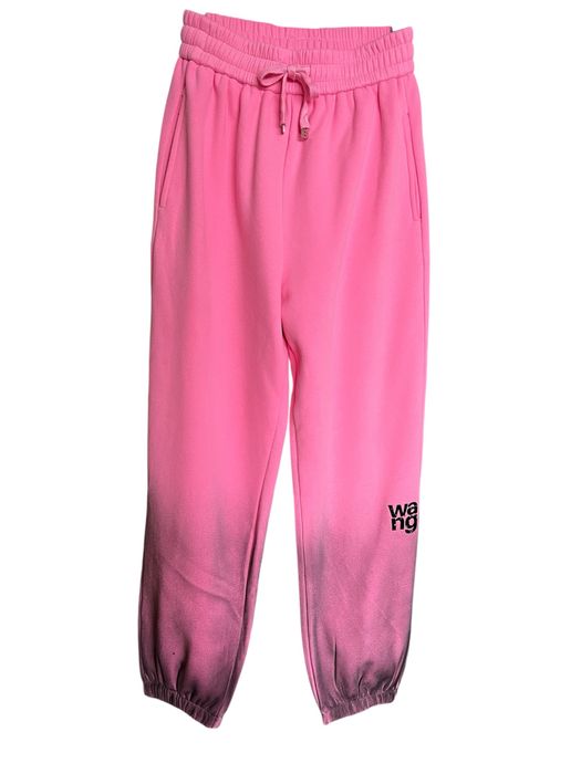 Różowe spodnie dresowe ALEXANDER WANG oversize, rozmiar S