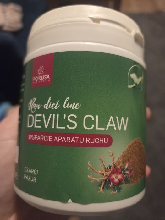 Czarci pazur DEVIL'S CLAW pokusa suplementy dla psa