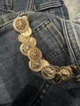 Spodnie jeans Babylon Eureka -zlote monety r.44