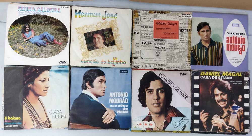 Vinil. Lote 50 Singles Música Portuguesa