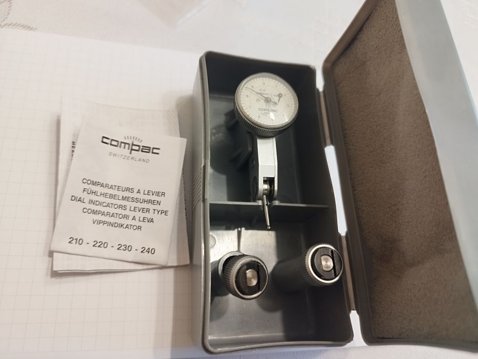 Diatest czujnik zegarowy uchylny Compac 215 0.002 mm