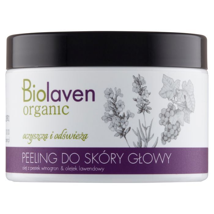Biolaven Odświeżający peeling do skóry głowy Olej Pestek Winogron 150