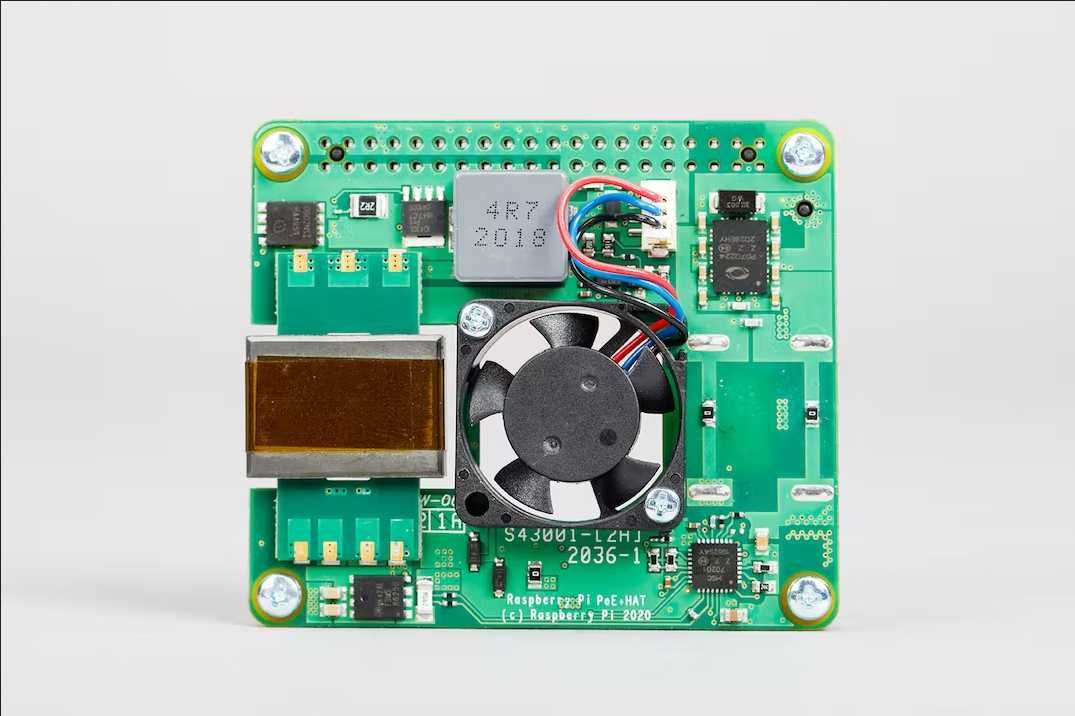 HAT POE+ 5V Raspberry Pi 3 B+, 4 ou 5