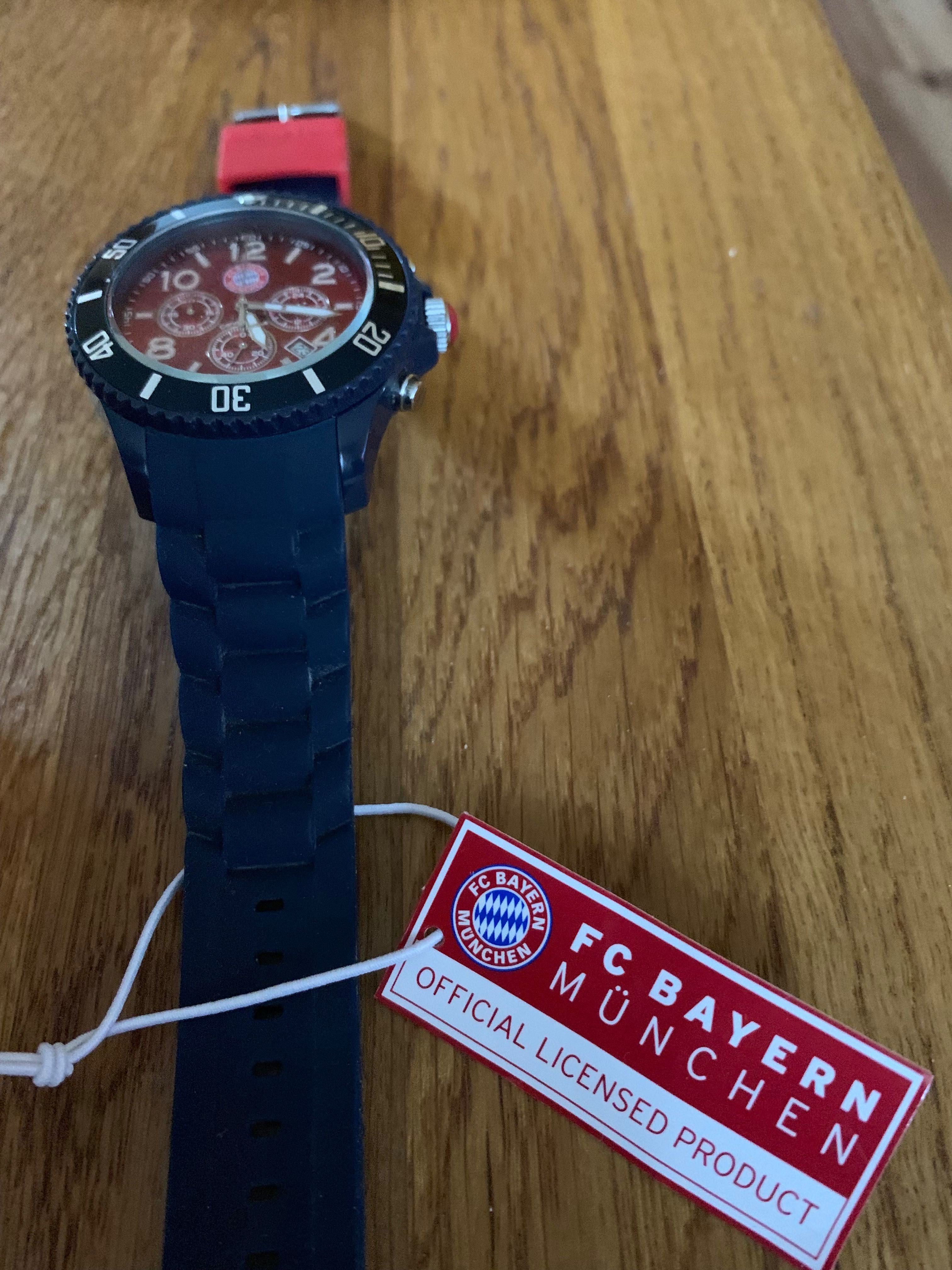 Licencjonowany dla kibica zegarek męski FC Bayern Munchen