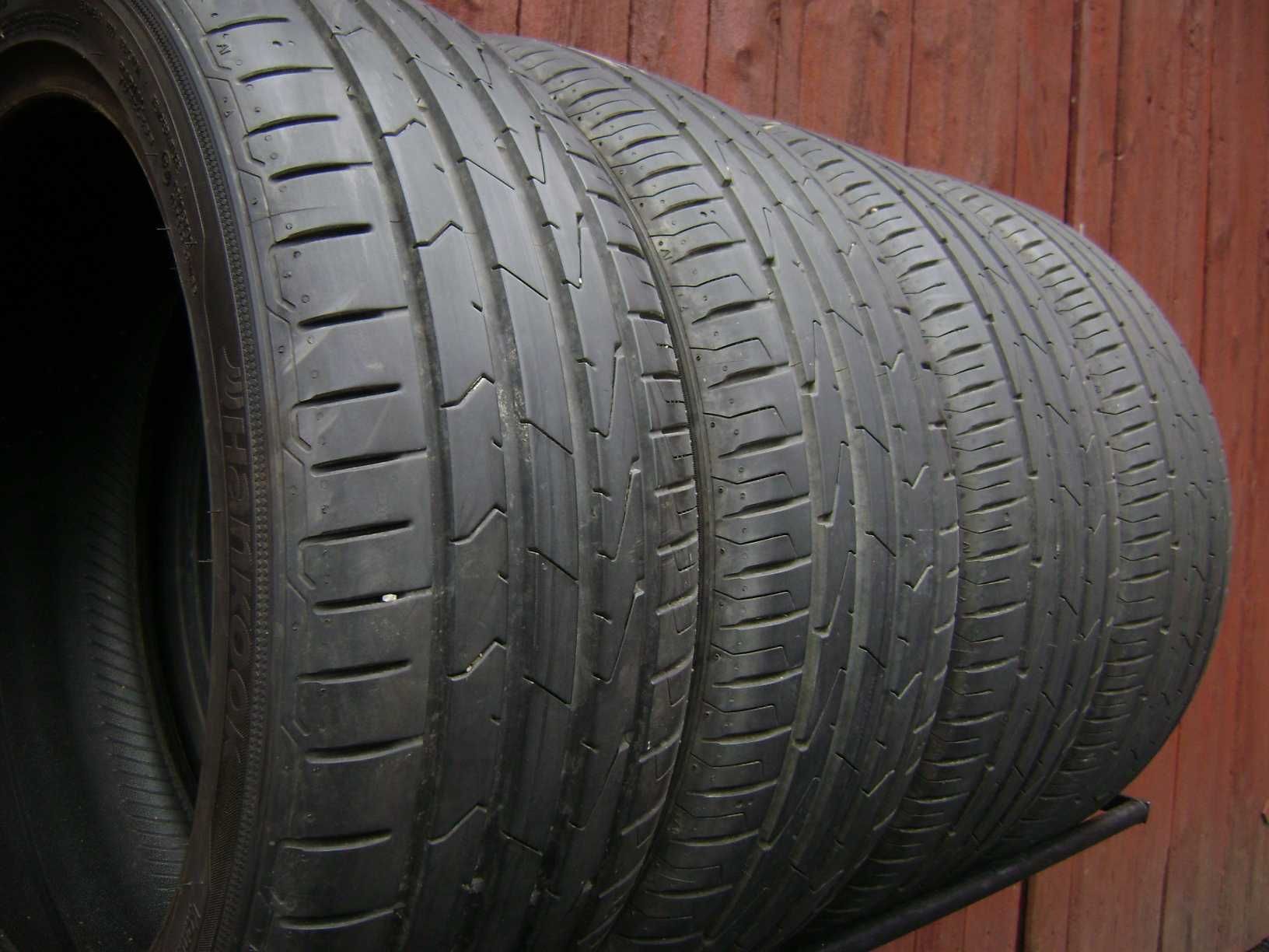 Komplet opon letnich-18-cal.Hankook-duży bieżnik-7,5mm-2021rok.