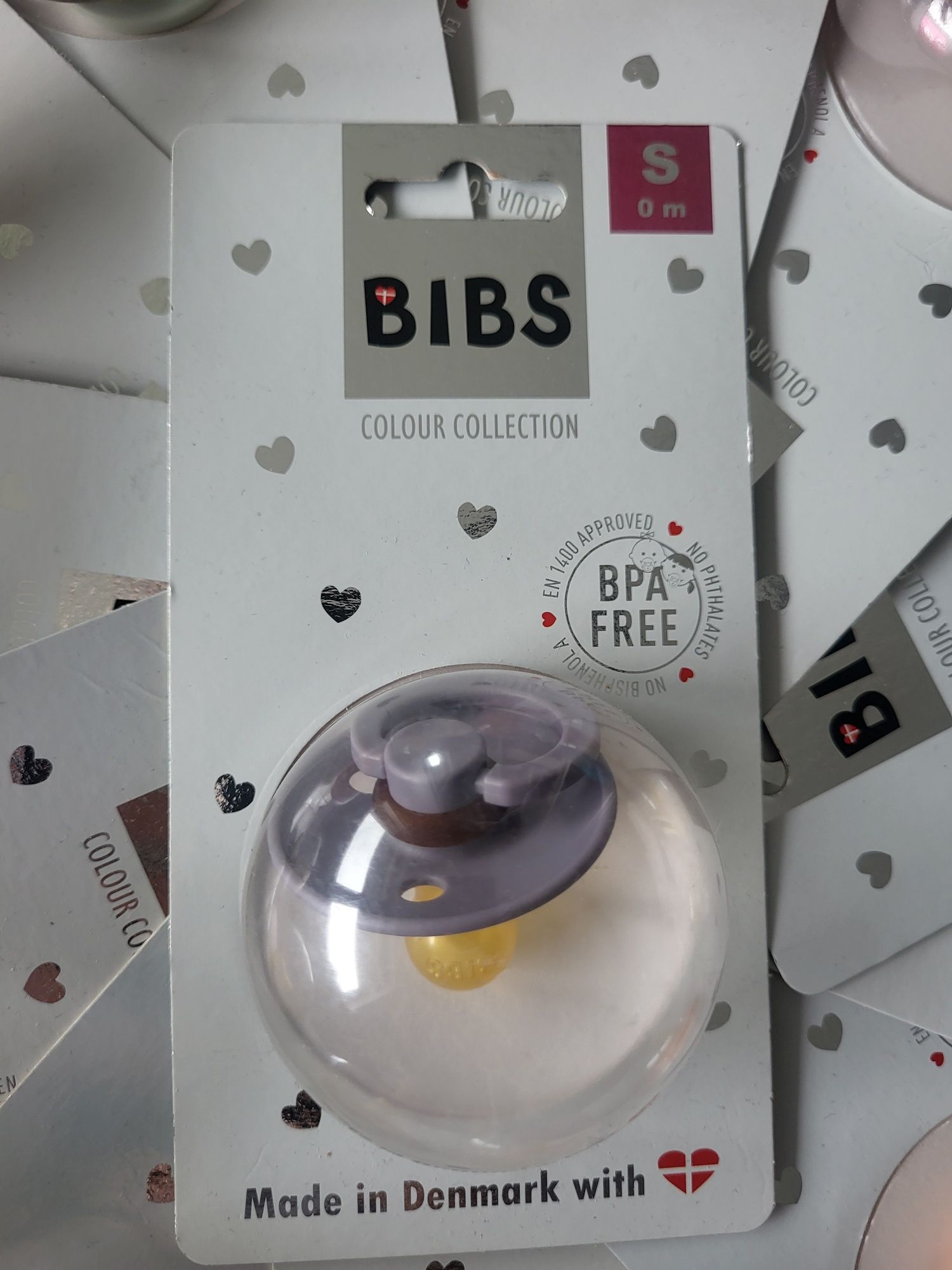 Bibs smoczek uspokajający kauczukowy 0m + 1szt