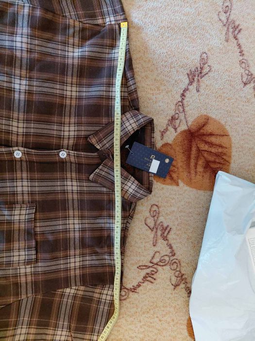 Клетчатая тёплая рубаха