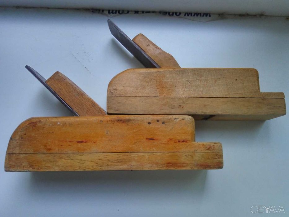 Два ручных, деревянных рубанка. (СССР)