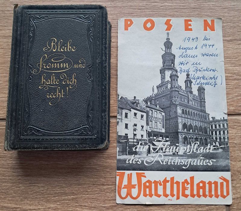 Stara biblia Posen (Poznań) plus broszurka Posen Wartheland unikat