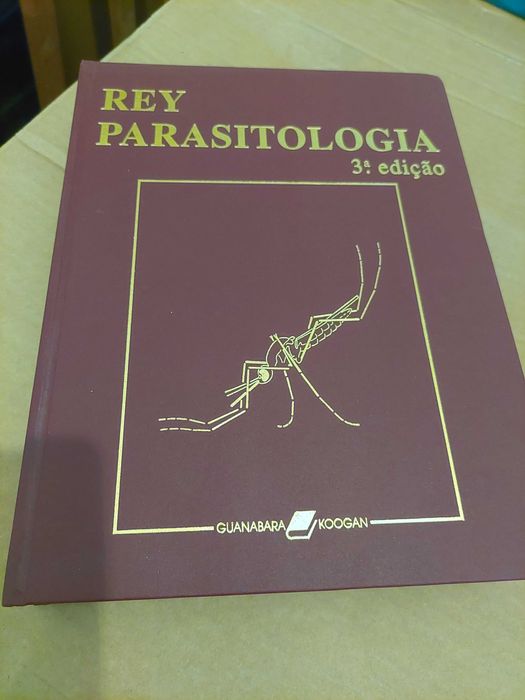 Livro Técnico em Português "Parasitologia", Luis Rey - 3ª Edição