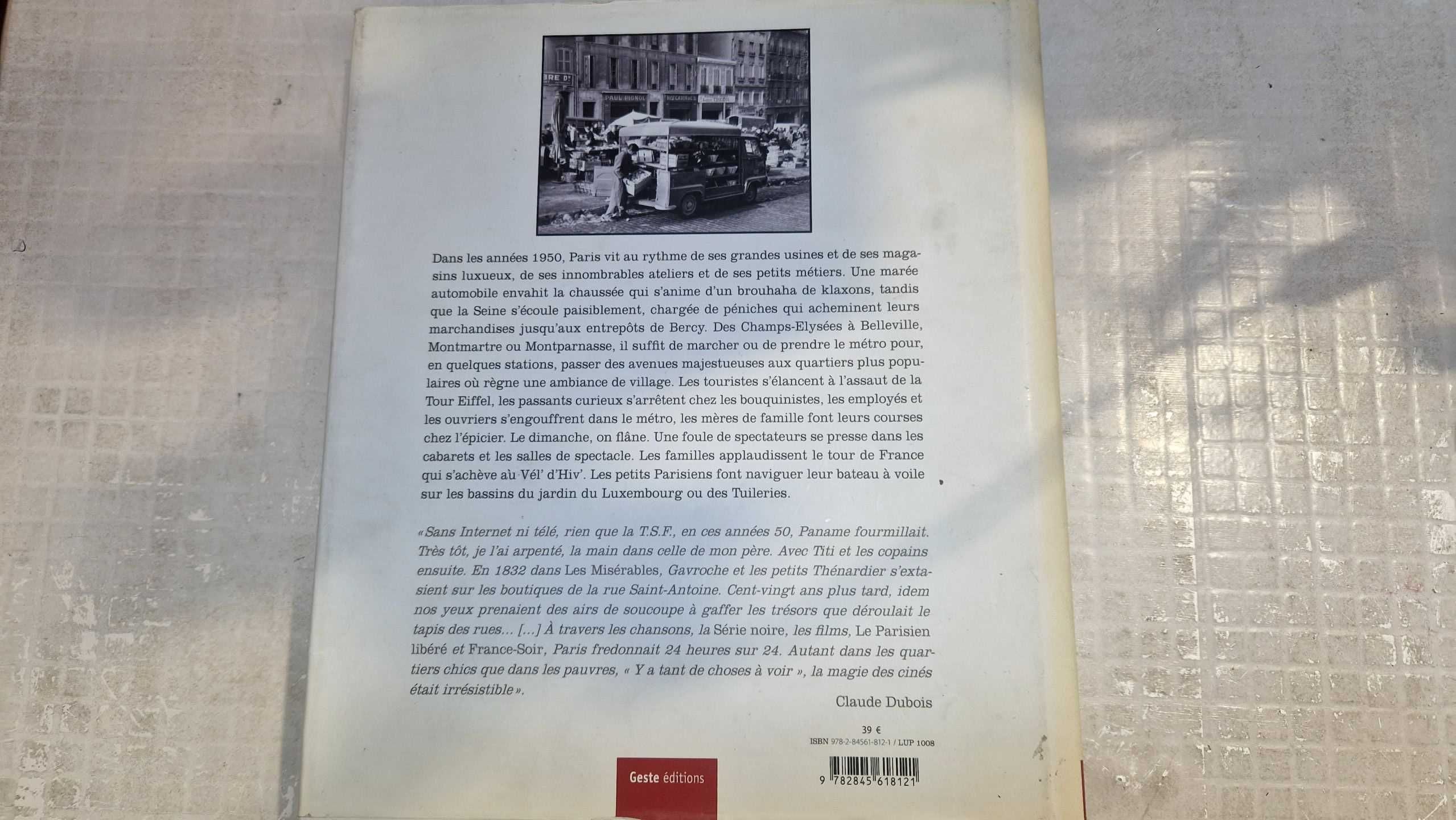 Paryż, lata 50 - CRESTANI ANNA - Książka w języku francuskim
