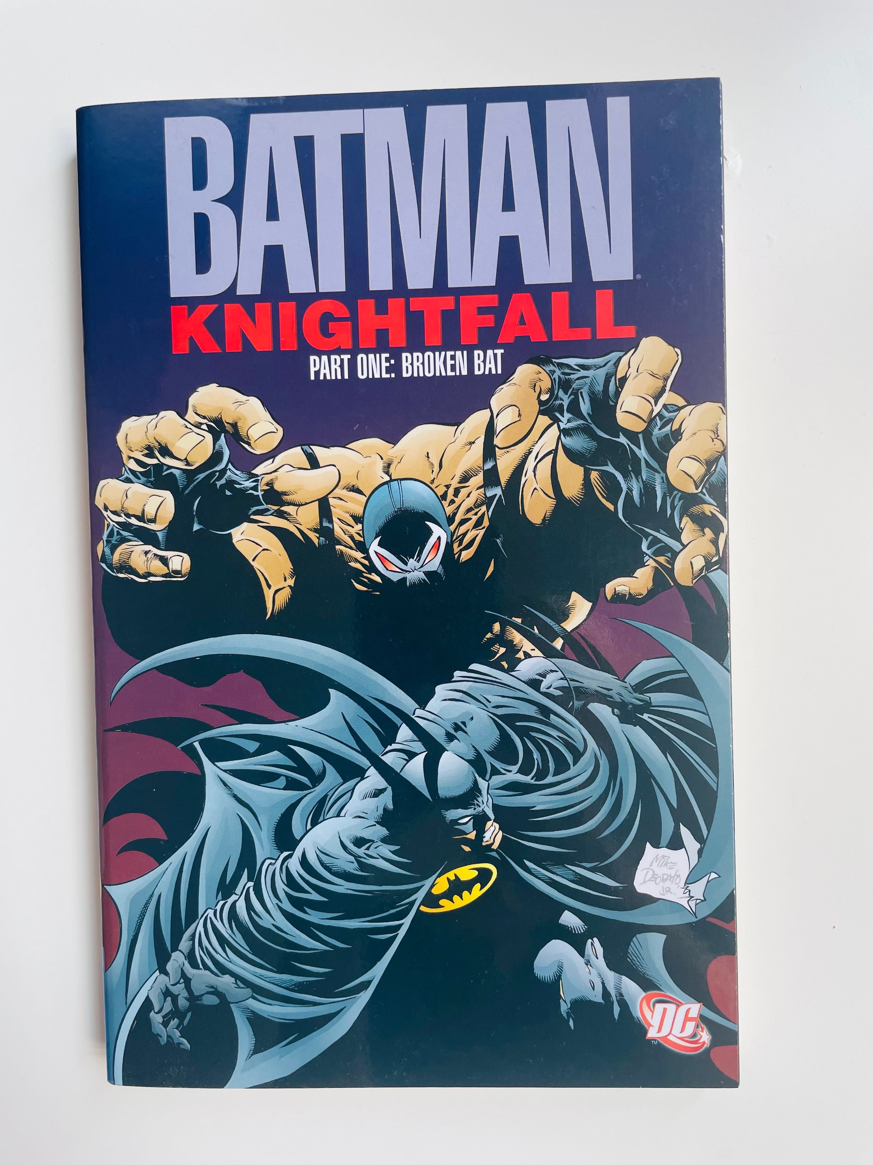 BATMAN Knightfall the part one: broken bat komiks j.ang. klasyka