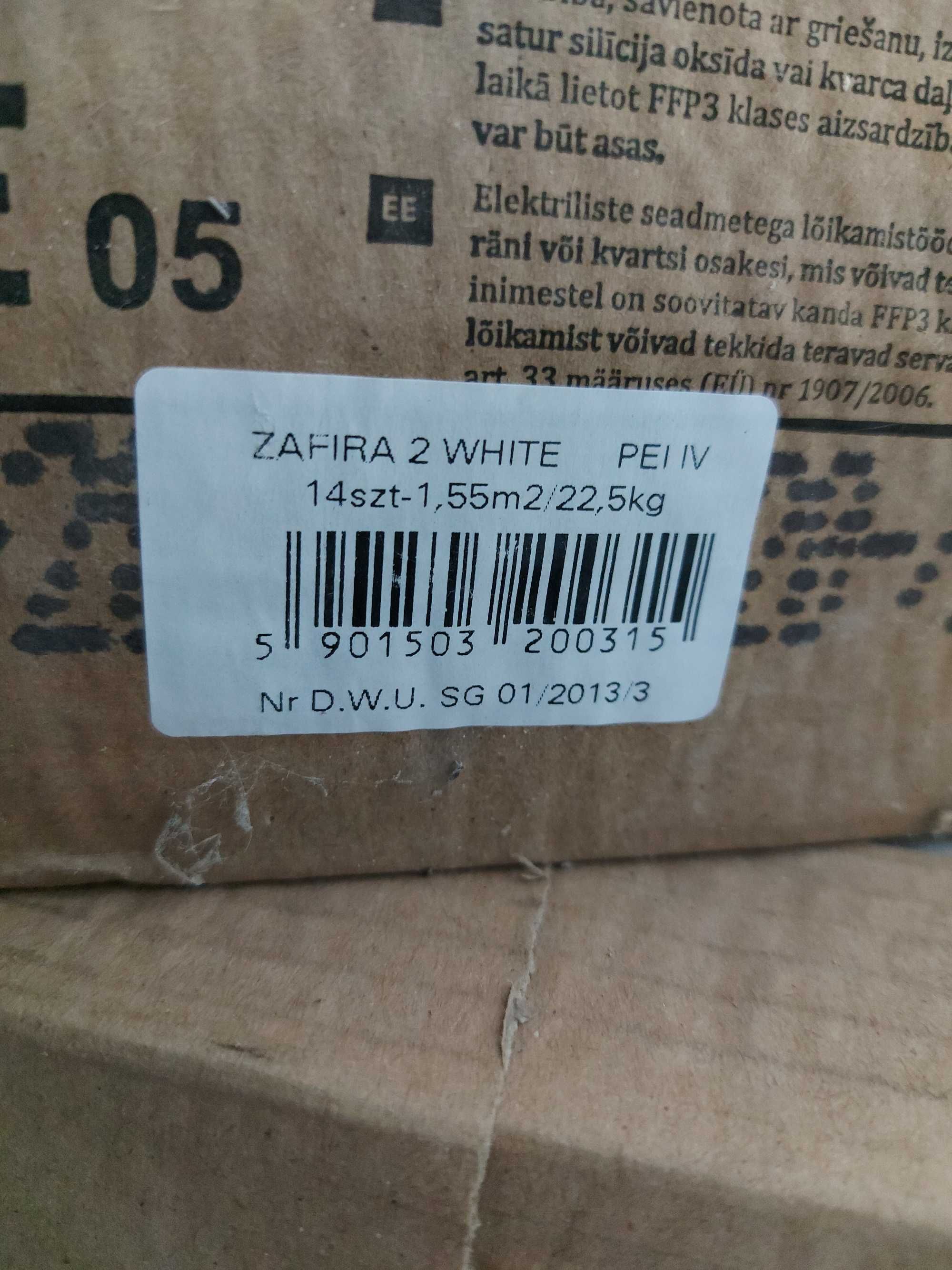 ZAFIRA WHITE 33,3x33,3 płytka podłogowa gresowa mrozoodporna