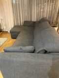 sofa IKEA Eskiltuna, 3 osob rozkładana z szezlągiem - dostawa gratis
