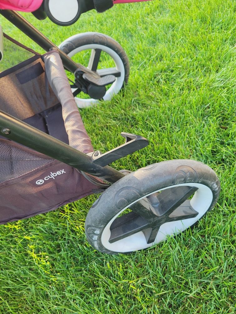Różowy wozek Cybex Balios M