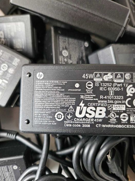 Оригінальний блок живлення HP 45 w Type C 15v 3a / 9v 3a / 5v 3a