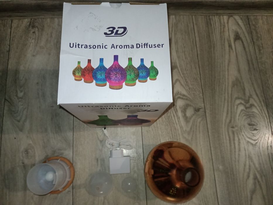 Nawilrzacz Powietrza Dyfuzor Zapachowy Aromaterapia Jonizator Lampka N