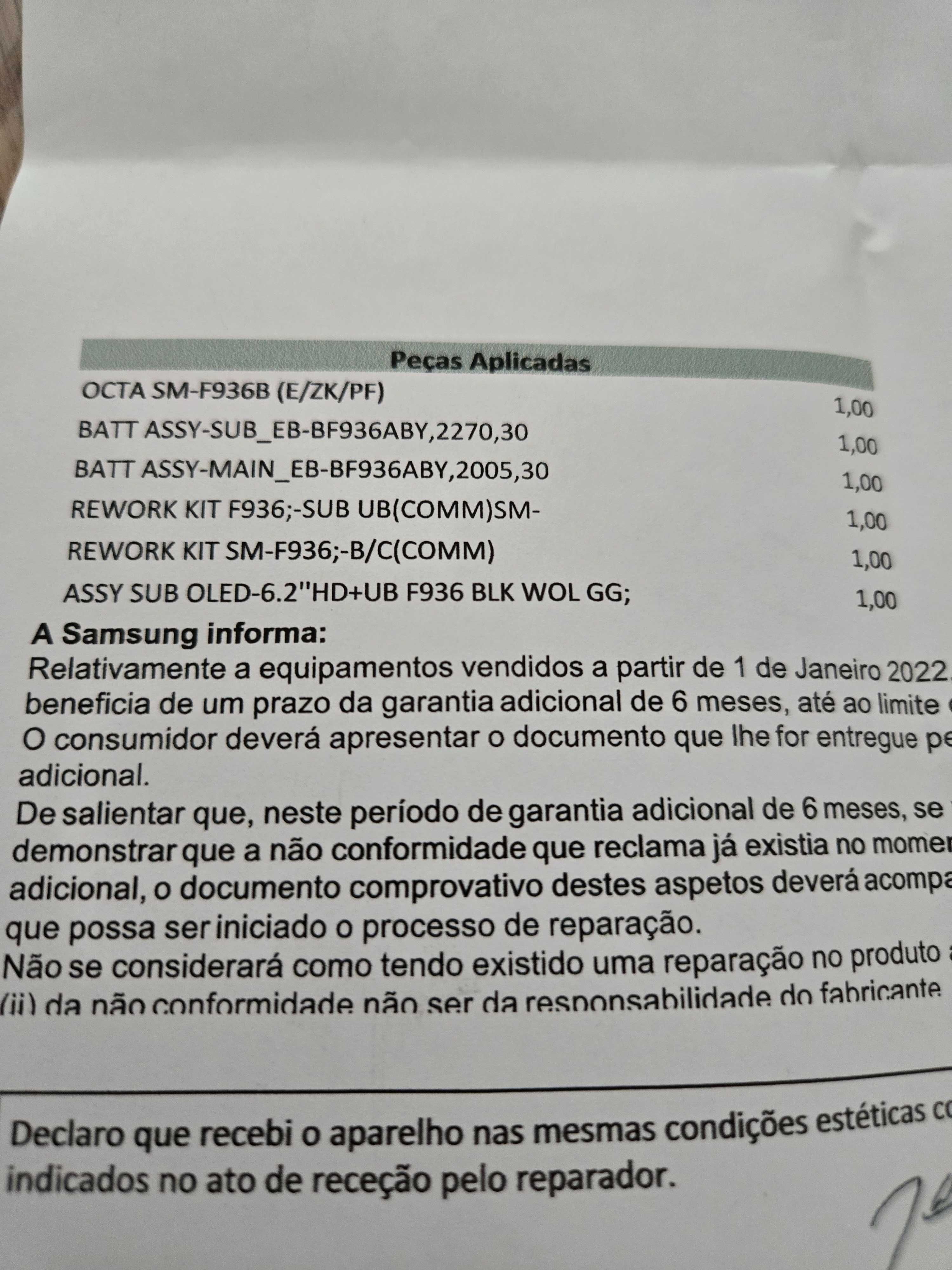 Samsung Fold4 - 256Gb Black Com fatura e garantia até 2026
