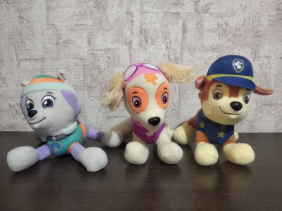 Мягкие игрушки Щенячий Патруль.Одним набором.