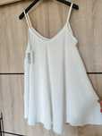 Top rozkloszowany ramiączka dekolt oversize plus size 46 44 48