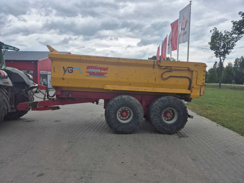 Przyczepa budowlana VGM ZK 22-2 skorupa tandem,nie joskin,beco,record