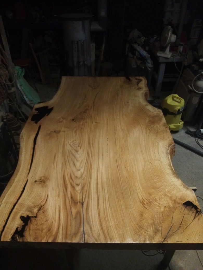Stół monolit dębowy, lite drewno