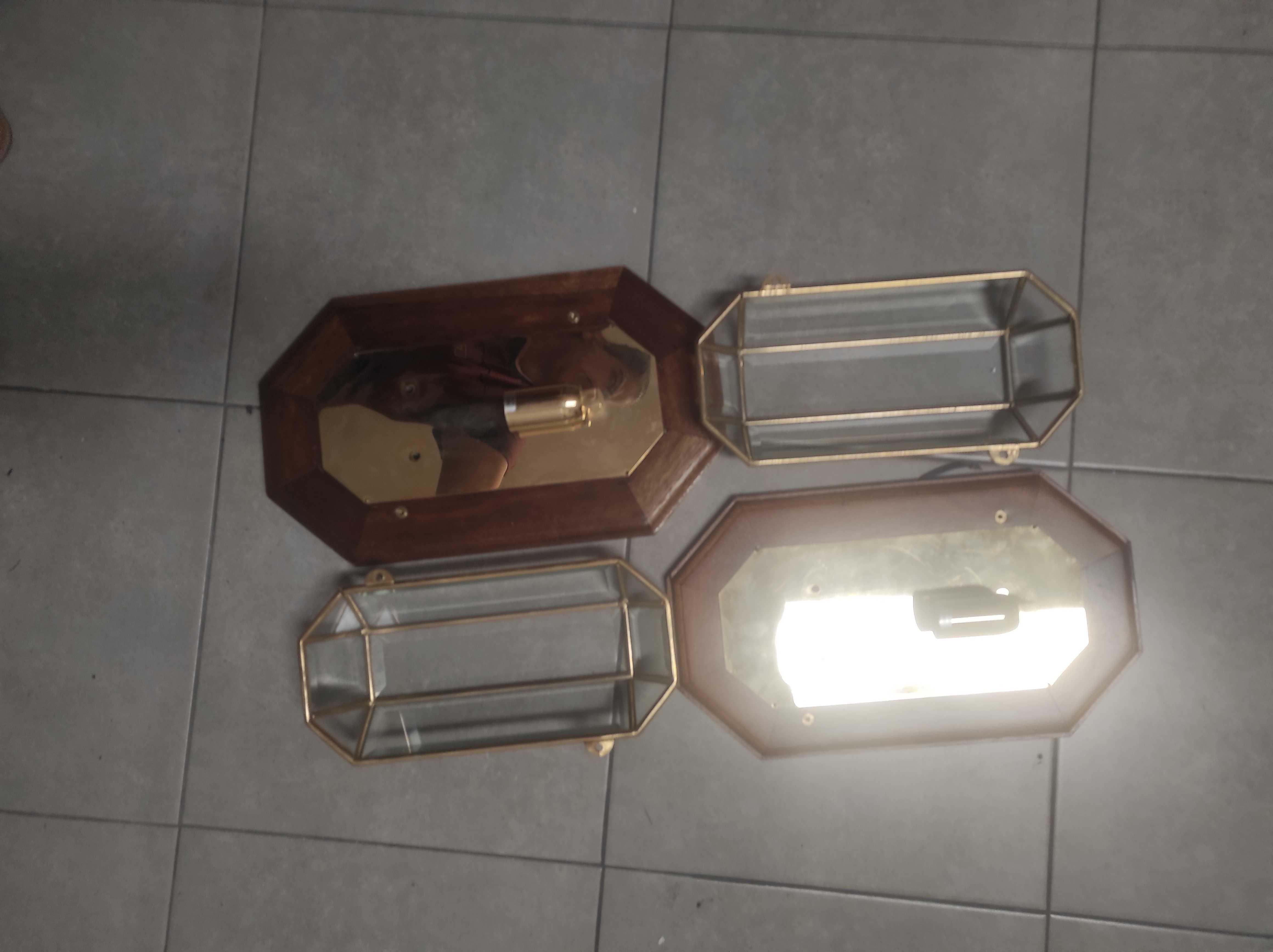 Candeeiro octogonal rectangular