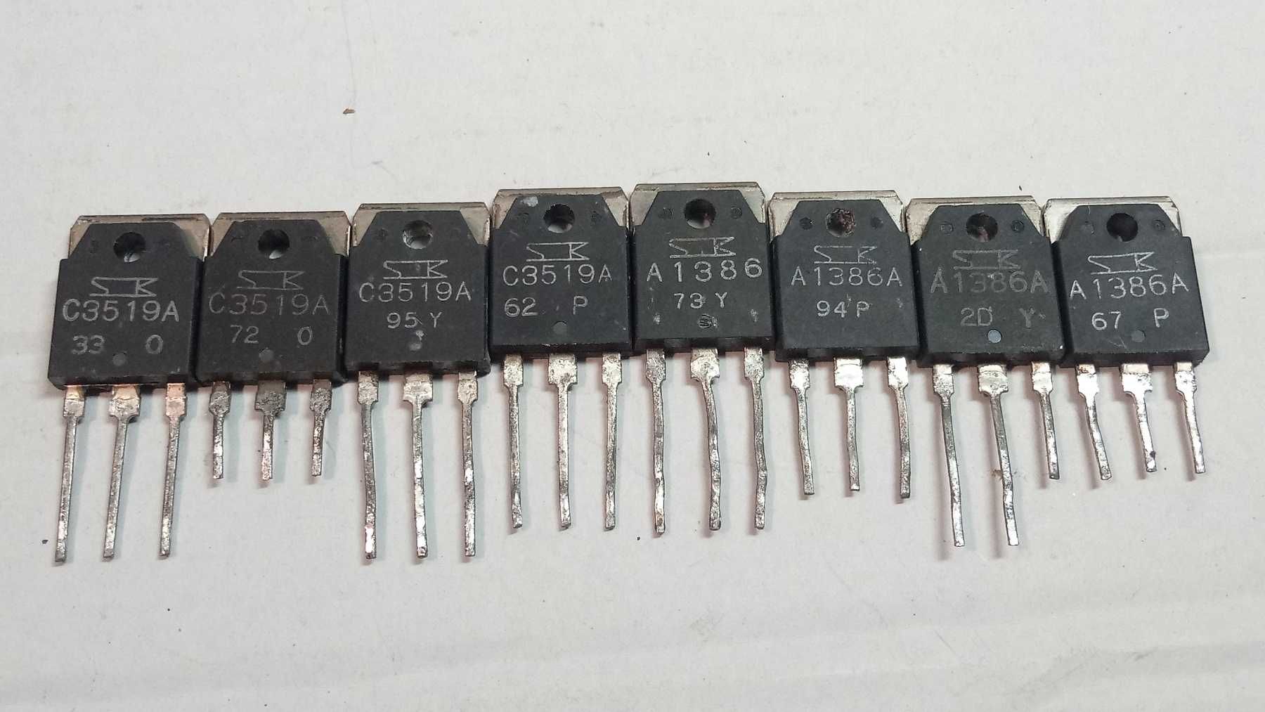 Транзистори 2SA1386 2SC3519, оригінал, б/в.