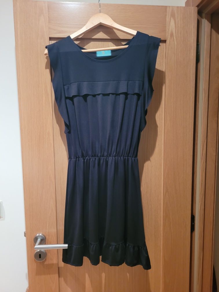 Vestido preto Vintage Bazaar