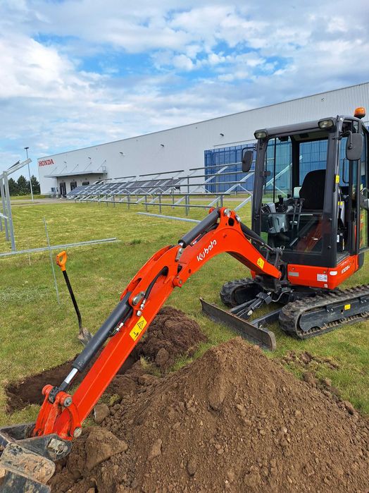 Usługi minikoparką