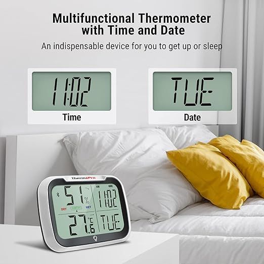 thermopro tp393 cyfrowy termometr pokojowy miernik wilgotności