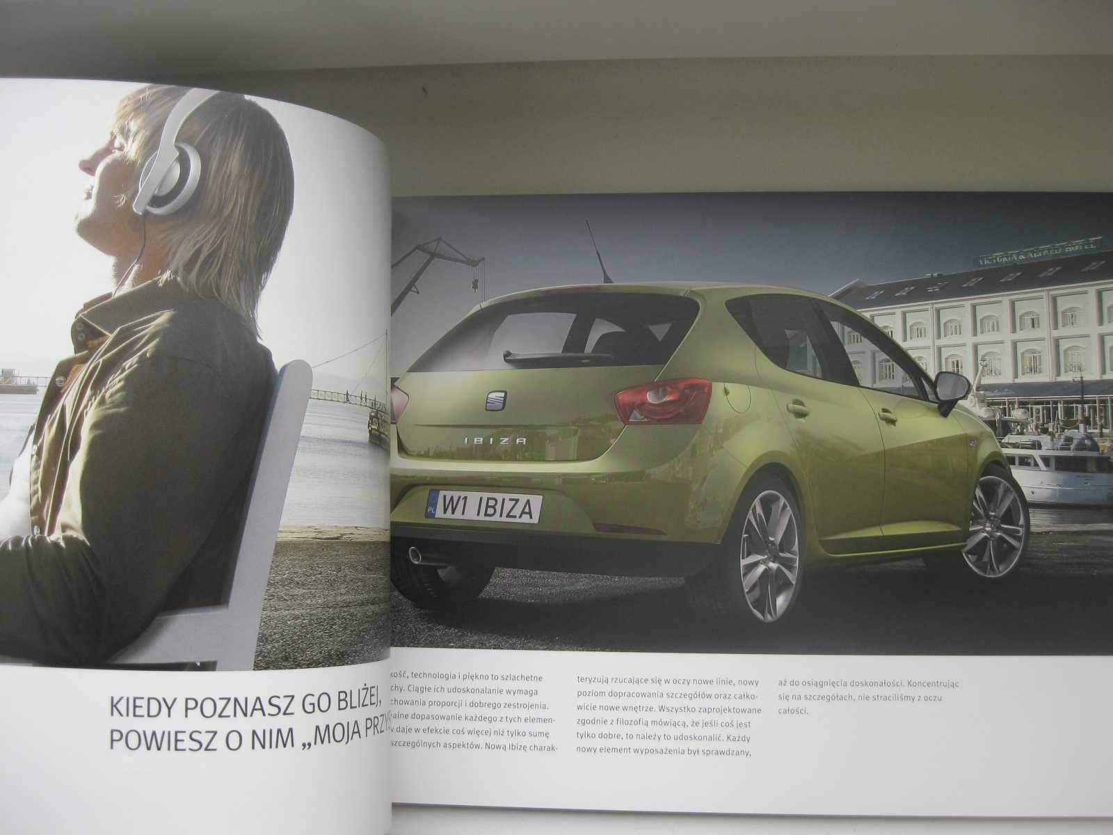 SEAT IBIZA IV Prospekt Katalog Seat Ibiza 6J 2008 PL