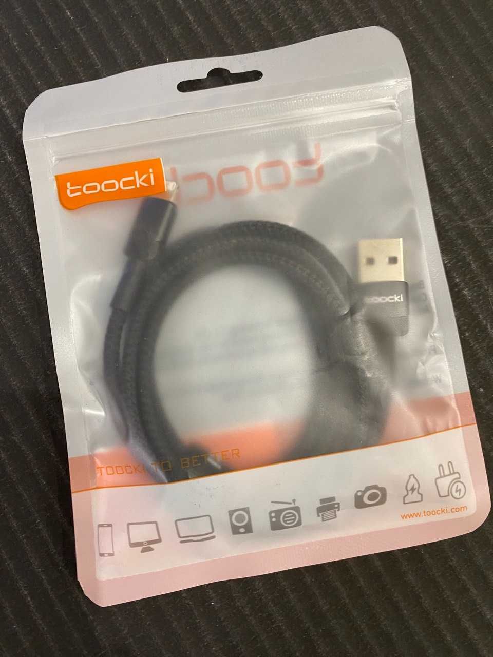 Кабель Toocki USB iPhone, 1м