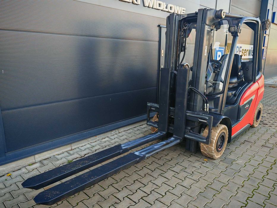 Wózek widłowy LINDE H20T-01, 2000 kg, LPG, Triplex, Widły teleskopowe