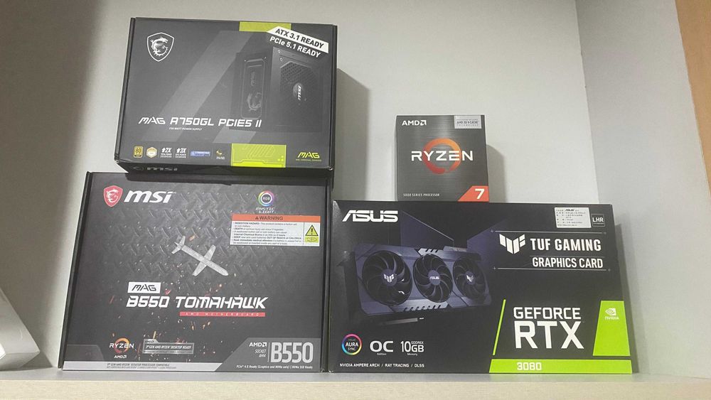 PC GAMING Completo 3080 ASUS TUF GAMING - Ryzen 5700X3D -B550 TOMAWALK