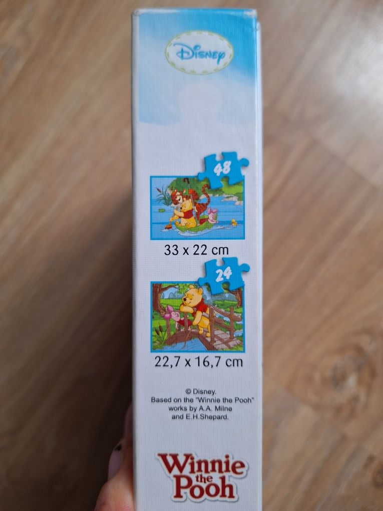 Puzzle Kubuś Puchatek 2 ukladanki