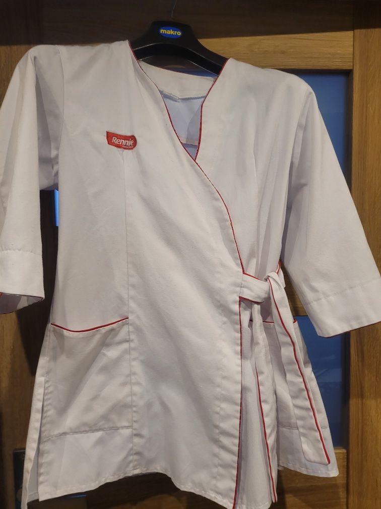 Fartuch laboratoryjny 36 S kimono student medycyna farmacja