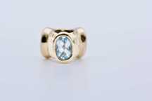 Oryginalny charms Pandora 750296AQ BIG AQUAMARINES 585 akwamaryny