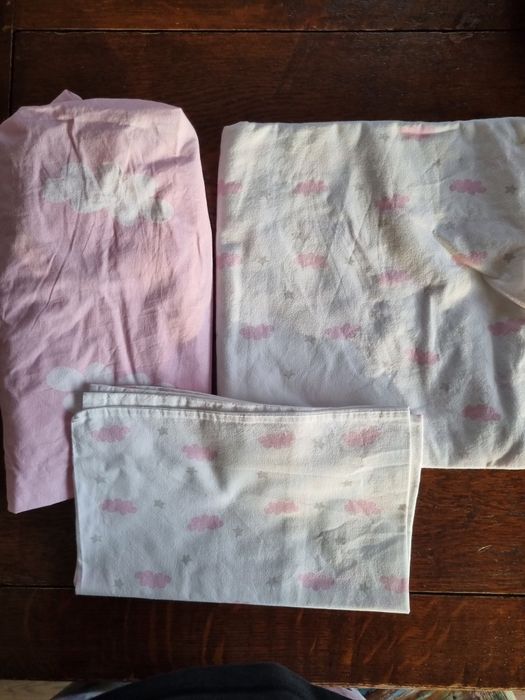 Pościel niemowlęca Ikea poszwa+poszewka+prześcieradło z gumką