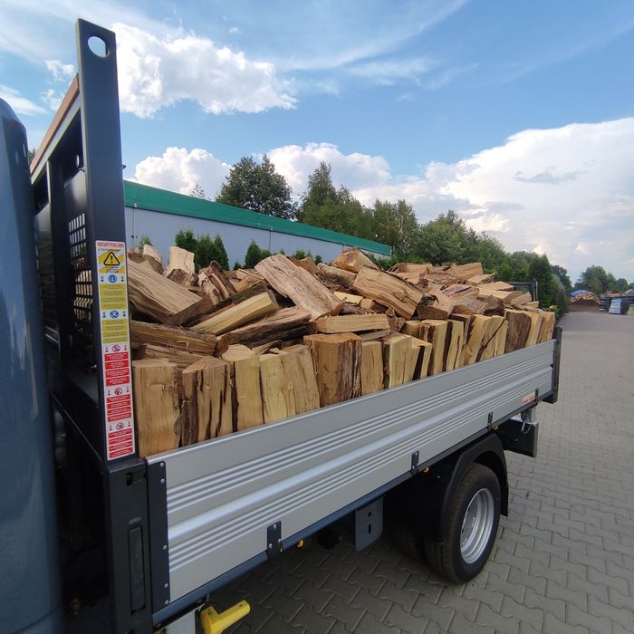 Drewno kominkowe, opałowe, topola, osika, suche, sezonowane 2 lata, do